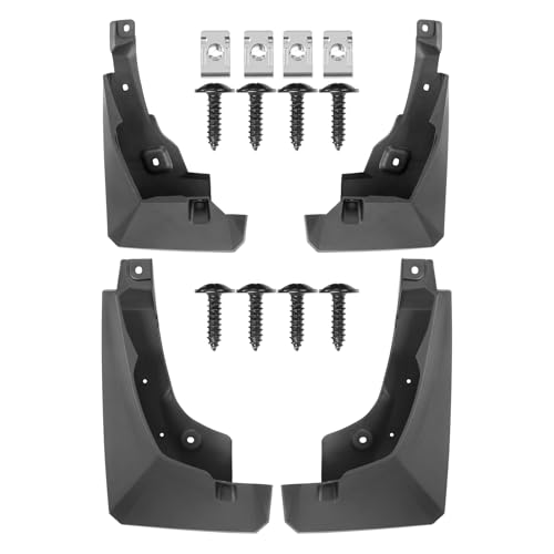 Image of Mud Flaps Splash Guards Fit for Toyota RAV4 2019-2025 | No Drilling Required Bendable Mud Guards | Front & Rear 4-Piece Set Car Accessories