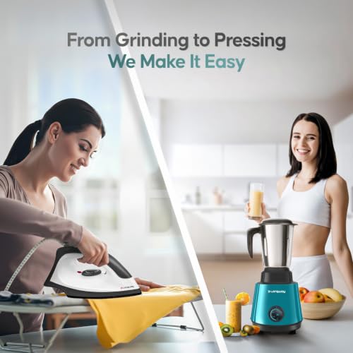 Image of Longway Super Pro Mixer Grinder | 500 Watt Powerful Motor for Grinding, Mixing, Juicing | 2 Years Warranty