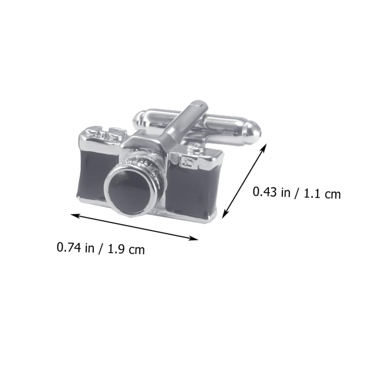 Healeved Manschettenknöpfe für Herren im Kamera Design mit Geschenkbox Dekorative Cuff Studs für Formelle und Lässige Anlässe Verarbeitet und Langlebig