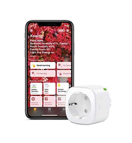 Eve Energy - ワイヤレス電気スイッチおよびメーター、Bluetooth Low Energy、occorrono ブリッジまたはゲートウェイなし、白 (Apple HomeKit)