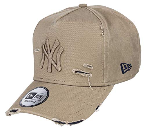 New Era New York Yankees Distressed A-Frame Adjustable Cap - One-Size