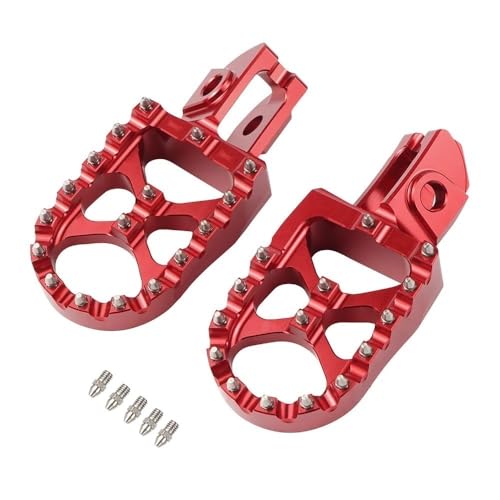 Repose-pieds de moto pour Beta RR 430 CNC - Repose Pied Moto Haute Précision Rouge