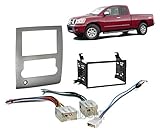 Top 10 Best Nissan Titan Dash Kits Reviews & Comparison 16 Absolute USA ABS95-7424 Double DIN Dash Kit compatible with 2008-2012 Nissan Titan Stereo Harness Radio Install Package