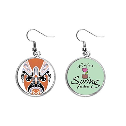 Pendientes de Ópera de Pekín ideales para realzar tu look en terrazas de primavera