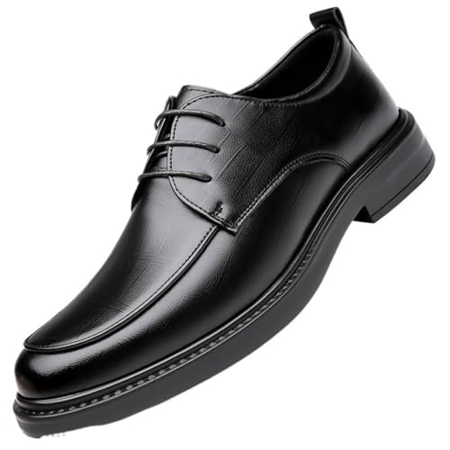 Men's Comfortable Fashion Dress Shoes Leather Formal Work Pointed Toe Summer Lace Up Party Oxford Shoes