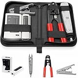 4-in-1 Werkzeugset mit LSA Auflegewerkzeug, RJ45 Crimpzange, Abisolierer |...