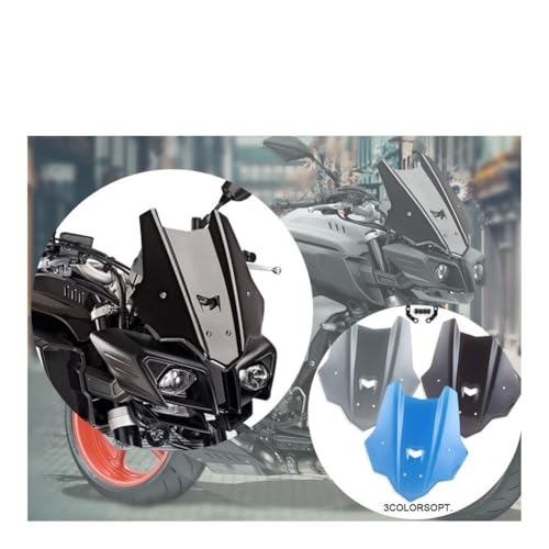 Pare-brise moto MT10 déflecteur de vent anti-vibration