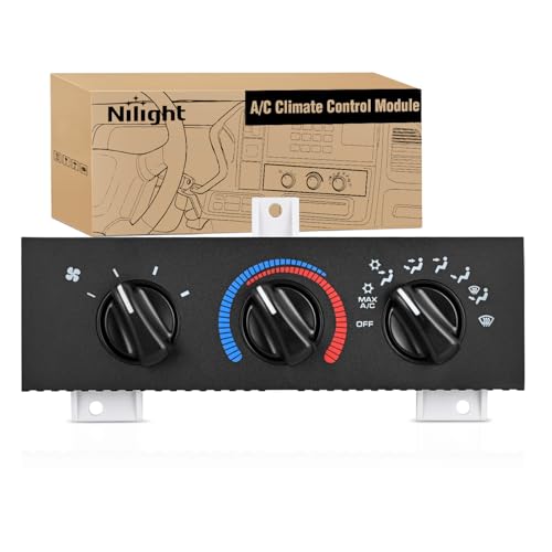 Nilight A/C Heater Climate Control Module Switch Compatible with 1998 1999 2000 2001 2002 2003 Dodge Ram 1500 2500 3500 Van Truck Replacement Air Conditioning Panel by Nilight - Used condition - US$53.51