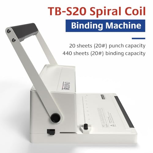 image for TruBind Manual Coil Binding Machine with Adjustable Side Margin | 20 S