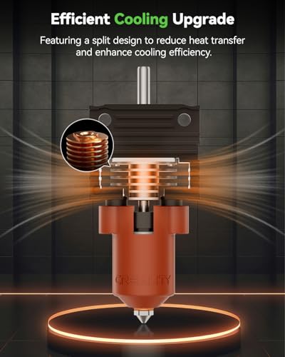 Image of Creality 2025 K1 SE /K1C /K1 Max /K1 Upgrade Ceramic Heating Block Kit, New Version Terminal with Buckle, K1 Series 600mm /s High-Speed Printing Hot End, Extruder Hotend for 3D Printer K1 Series
