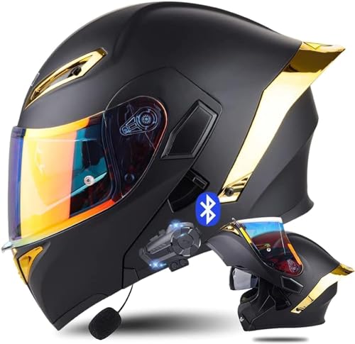 Casque modulable avec bluetooth intégré pour moto et scooter taille L XL