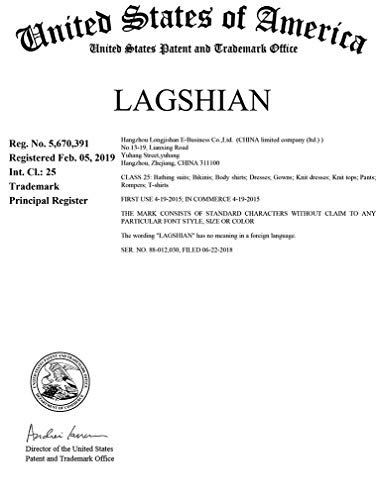 Lagshian Womens Sexy One Piece Lace Up Straps Swimsuit Bathing Suit Swimwear Lake Blue #TOP3