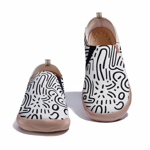 Men's Art Design Travel Shoes Slip-on Casual Loafers Fashionable, Light and Comfortable Sports Shoes2