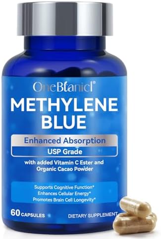 Methylene Blue Pharmaceutical Grade, Methylene Blue Capsules (60 ...