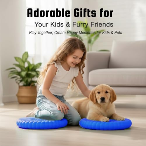 Image of Wobble Cushion Core Balance Disc, Wiggle Seat for Sensory Kids to Stay Focused, Non-slip Balance Pads with Inflation Pump for Physical Therapy & Core Strength