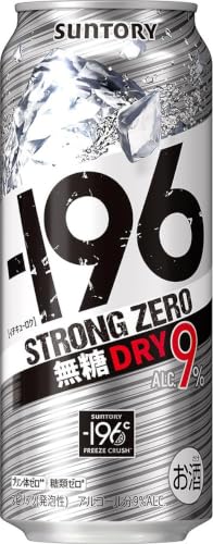 タイムセール商品4 - -196℃ストロングゼロ DRY 500ml 24本 [サントリー チューハイ イチキューロク] 【10月よりチューハイ各種の酒税が上がります】 | チューハイ、サワー、-196℃ ストロングゼロ、イチキューロク、ドライ、500ml×24本、サントリー