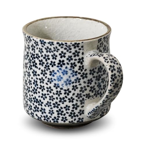 Taza pequeña de cerámica Sometsuke Mino Ware miniatura 3