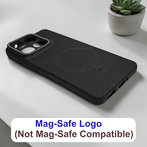 Image of SBMS Back Cover for Motorola Edge 70 Fusion 5G Soft Matte Silicone Cover with Slim Fit | (Not Mag-Safe Compatible) | Shockproof | Camera Protection Bumper Case for Moto Edge 70 Fusion (Black)