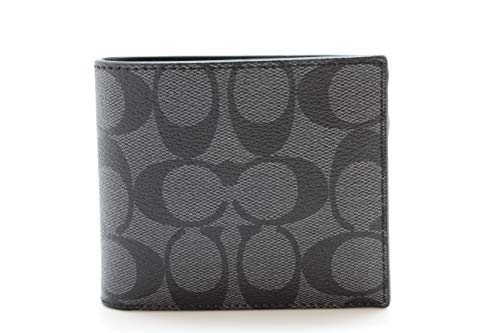 Coach Men's PVC Short Wallet (black CQBK)