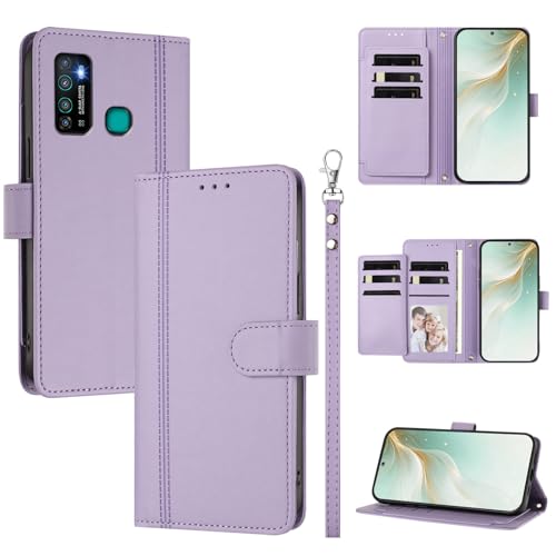 �X�}�z�P�[�X �Ή��@�� for Tecno Camon 15 Air/Camon 15 / Spark 5,�Ή��@�� for Infinix Hot 9 (Pro) / Note 7 Lite �X�}�z�P�[�X�y�E�H���b�g�f�U�C�� �f���A���J�[�h�X���b�g �L��
