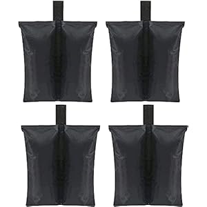 MOLVCE Pavilion Gewichten, set van 4, gewicht voor paviljoenen en tenten,Hoogwaardige Gewichtstassen, kan worden gevuld…