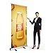 Heavy-Duty Retractable Banner Stand 33.5
