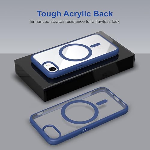 Image of Zapcase Back Case Cover for iPhone 16e | Compatible for iPhone 16e Back Cover | Scratch-Resistant | Navy Blue