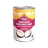 Cha’s Organics Organic Coconut Milk Multipack - Natural & Gluten-Free Coconut Milk Cans, Perfect For Dairy-Free & Vegan Asian Recipes, Exotic Cocktails & Mouth-Watering Desserts - 6 x 13.5oz