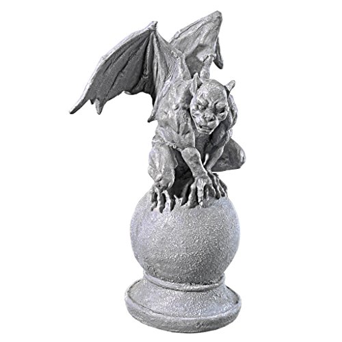 Design Toscano Al926188 Malicay The Malicious Gargoyle Statue, Gray Stone Finish #TOP3