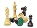 House of Chess - Tournament Chess Set Pieces - Unique Staunton Ringy Rosewood/Boxwood Chess Pieces - King Height: 3.75