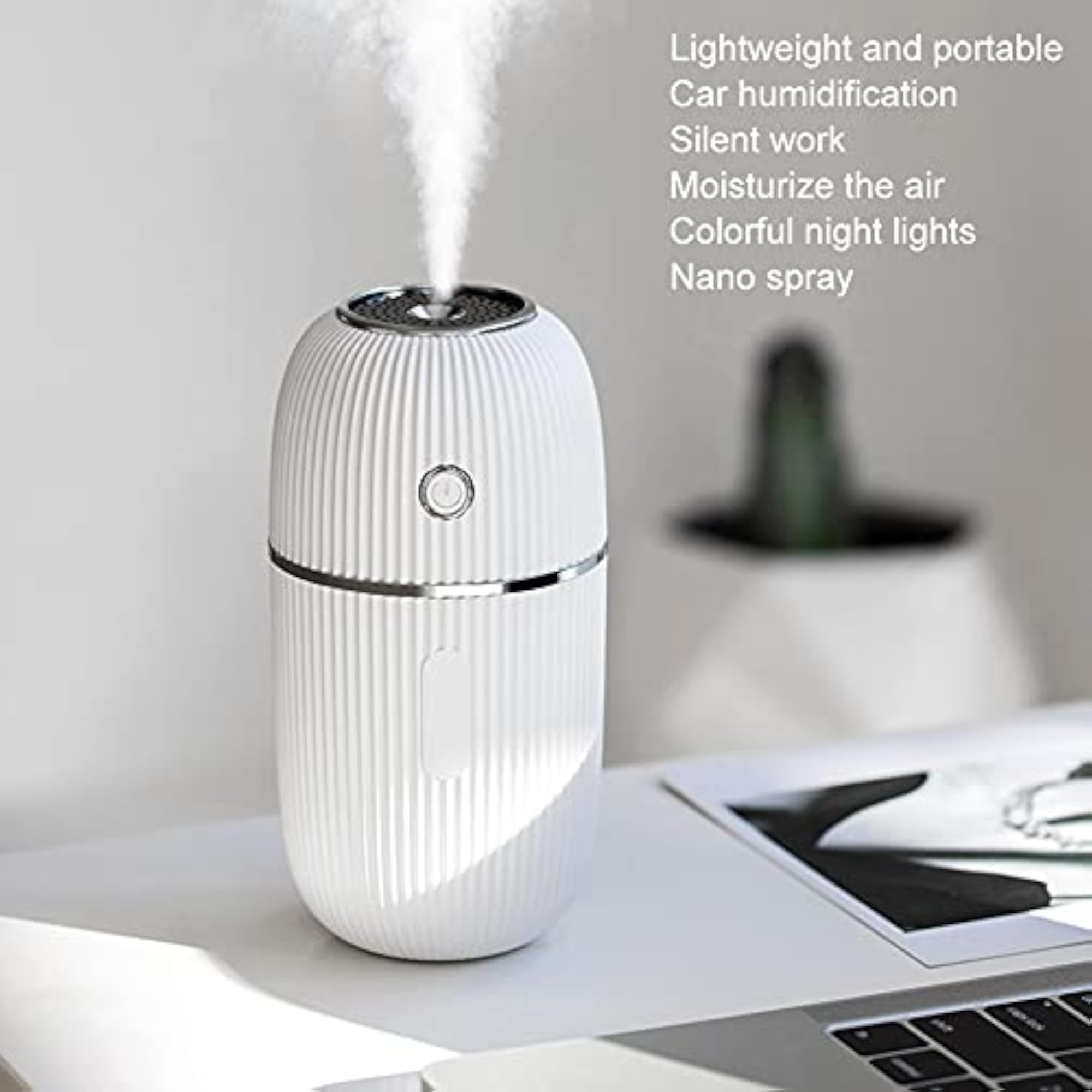Portable Humidifier Aroma Diffuser with LED Light