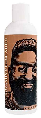 Ultra-Grooming Beard Shampoo & Wash by Beardsley & Company Beard Care Products (Allspice, 8 oz)