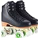 NVGSHO Roller Skates Adult, Professional Quad Speed Quad Skates for Girls and Boys, High-top Pu Leather Ankle Support with Aircraft-Grade Aluminum Frame, Ultra-Fast 92A Pu Wheels, Suitable for Club T