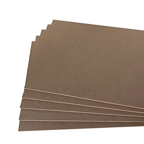 MDF材 Dタイプ 2.5mm厚 約200mm×約300mm 5枚セット MDFボード MDF板 木材 DIY 日曜大工 材料 端材