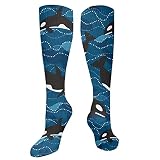 352 Unisexe Chaussettes Orques Des Profondeurs Chaussettes De Randonnée Durable Chaussettes De Marche Classique Pour Femme, Quotidien 40Cm
