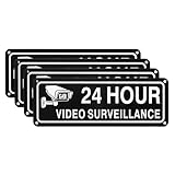 [Letrero de cámara de seguridad duradero] - Nuestro letrero de propiedad protegida por videovigilancia está fabricado en aluminio grueso, resistente, impermeable, anticorrosivo y duradero, garantizando una larga vida útil. Además, cuenta con recubrimiento reflectante y protección UV, resistente a rayaduras y decoloración, manteniendo su claridad y visibilidad incluso de noche