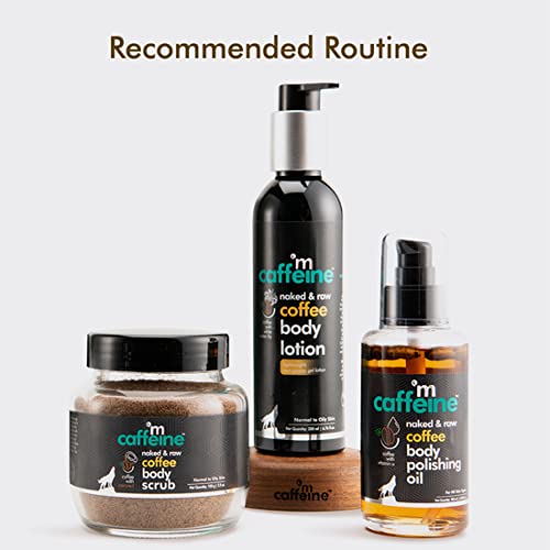 mCaffeine Coffee Body Oil for Dry Skin For Women & Men | Moisturizing Body Oil with Relaxing Aroma for a Soft, Smooth & Glowing Skin (100ml) - Image 6