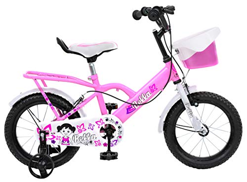 DROOPY 14 INCH TUBELESS Steel Kids Cycle 4 to 6 Years Kid Bella Pink Kids Cycle