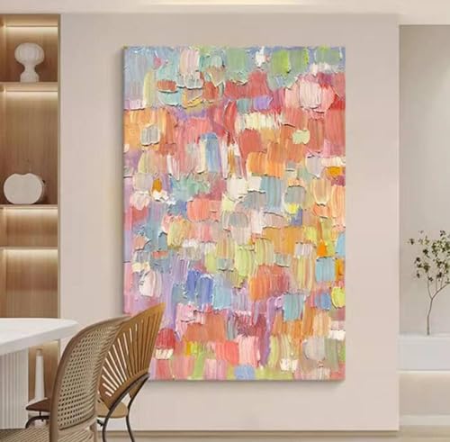 Peinture à l'huile sur toile peinte à la main, tableau abstrait source d'inspiration - 4