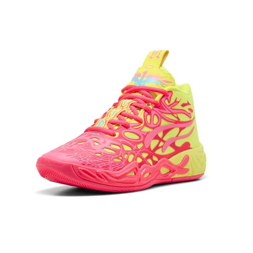 Puma x Lamelo Ball MB.04 1Love - Boys' Grade School (Yellow Alert/Pink Alert)2