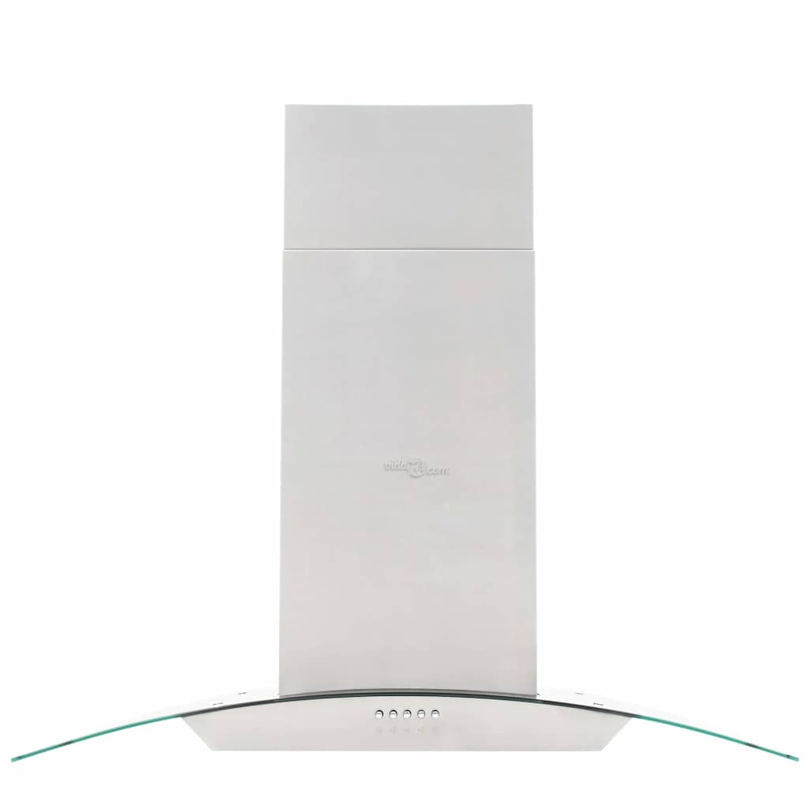 Campana Extractora de Cocina, 3 Velocidades, LED, Filtros de Grasa y Carbón, Acero Inoxidable, Vidrio Templado, 90x53x(56-111) cm, para Cocinas con Isla Modelo DYEEG-MN-50664ES