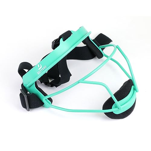 DUTYBOD Softball Face Mask Lightweight and Comfortable with Wide Field Vision fit All Ages - Durable and Safety Face Mask (Green)
