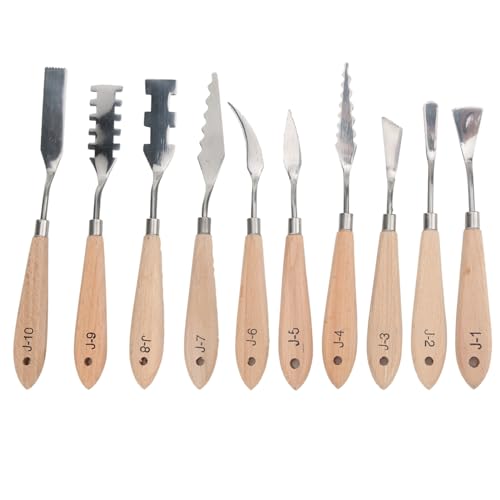 Pain Scraper Knife Tooth Shape Stainless Steel Oil Painting Tool Art Supplies For Painters