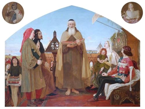 Art imprimé Wycliffe Madox Brown de qualité supérieure pour grand salon 60x90