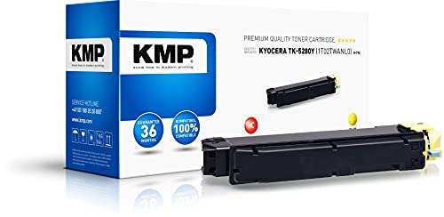 KMP K-T92 Jaune résout les impressions ternes sur Kyocera TK-5280 Y
