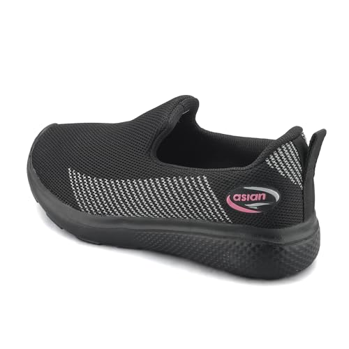 Image of ASIAN Firefly-111 Women's Walking Shoes | Lightweight Breathable Casual Slip-Ons for Daily Walking, Comfort Fit & Memory Foam Sole