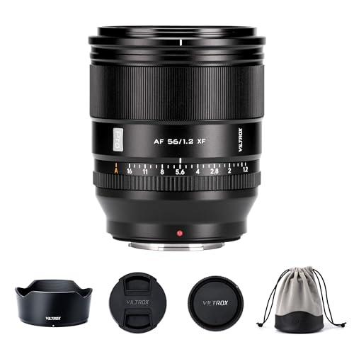 Image of VILTROX 56mm F1.2 XF Lens for Fuji X-Mount 56mm f /1.2 Autofocus Large Aperture APS-C Lens Compatible with Fujifilm X-Mount Mirrorless Cameras XH2S XH2 XT5 XT4 XT3 XS20 XT30 II XT200
