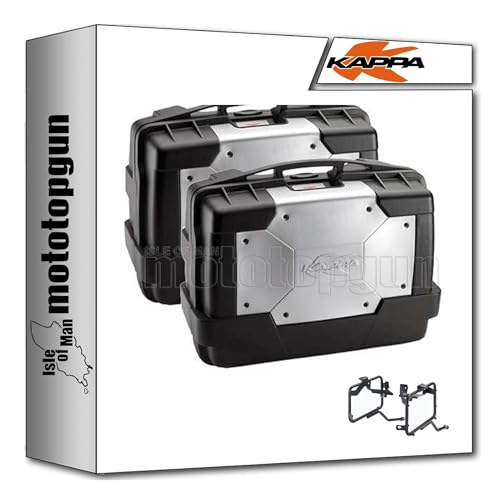 kappa kgr33pack2 + klo6423mk seitenkoffer kgr33pack2 + seitenkoffer-trager kompatibel mit triumph tiger 1200 gt explorer 2022 2023 mototopgun