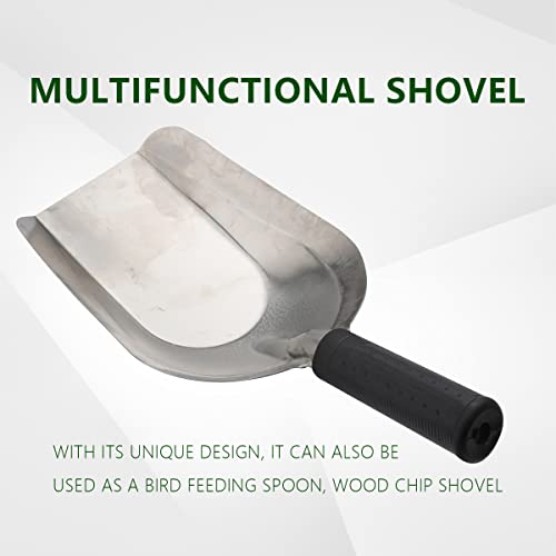 Soil-Scoop-Stainless-Steel-Transplanter-Trowel-Bend-Proof-Garden-Tools-Loose-Multi-Function-Shovel-Coal-Shovel-with-Comfort-Soft-Non-Slip-Handle-Garden-Gift-for-Fertilizer-Transplanting-Digging