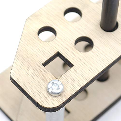 Baoblaze Suporte De Madeira Rack 6 Slots Leathercrafts Tool Rack De Suporte De Ferramenta Para Bits